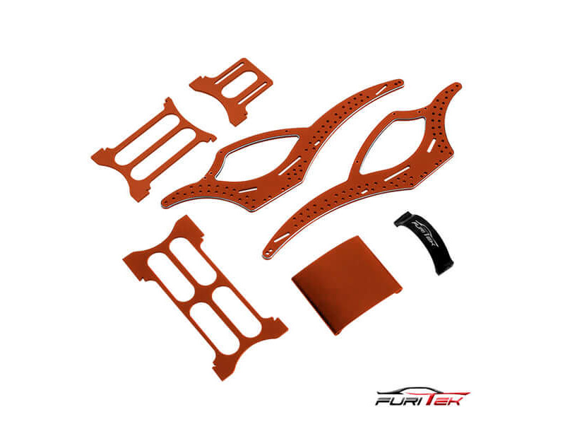 Furitek Scythe V2 Oranje Alu Frame Kit voor SCX24 - FUR-2150
