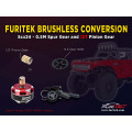 Furitek Brushless Conversion Spur/Pinion voor SCX24 - FUR-2050