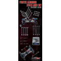 Furitek Aluminium Links Set voor FCX24 Zwart - FUR-2212