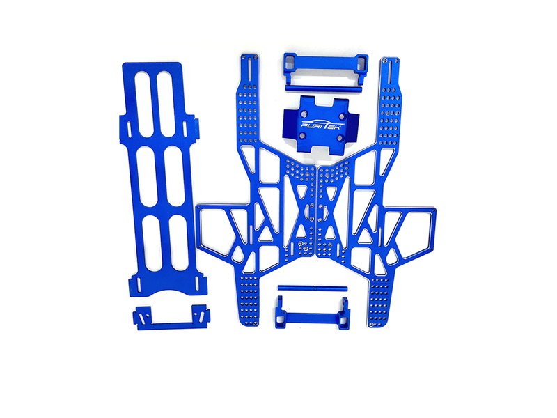 Furitek Rampart Frame Kit Blauw voor FCX24 Smasher - FUR-2240