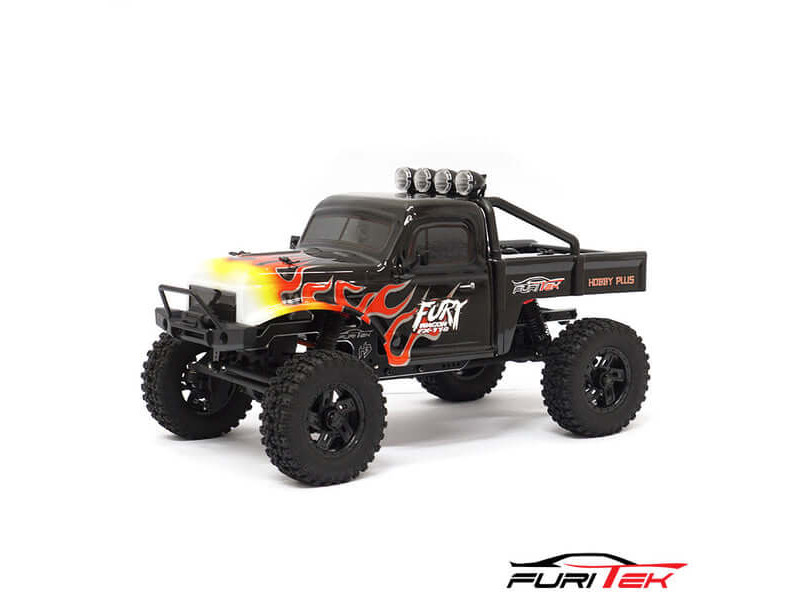 Furitek Fury Wagon FX118 Brushless Crawler RTR - Zwart