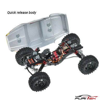 Furitek Cayman Pro V2 1/18 Brushless Crawler RTR - Black