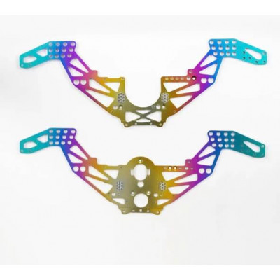  Furitek Titan Rainbow Frame Kit voor Losi 1/18 Mini LMT - FUR-2587