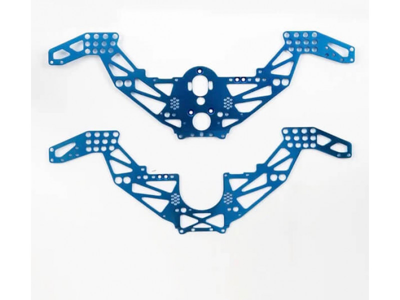 Furitek Titan Blauwe Frame Kit voor Losi 1/18 Mini LMT - FUR-2589