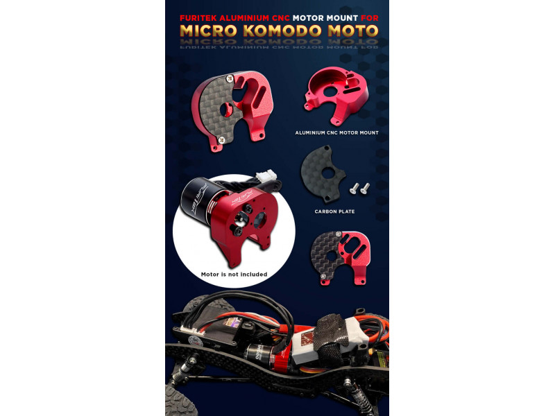 Furitek Alu Motor Montage voor Micro Komodo - FUR-2101