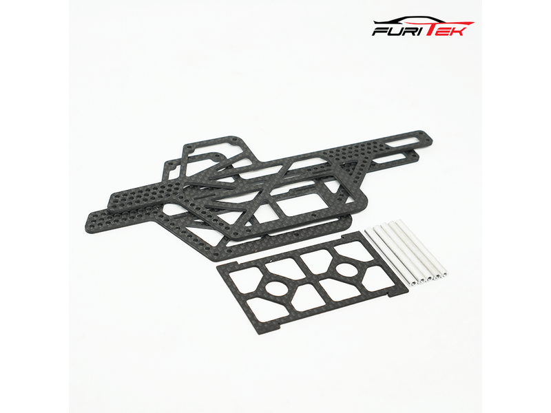 Furitek RAMPART Frame Kit voor TRX-4m - Carbon