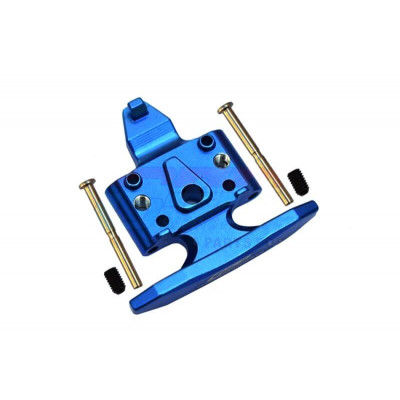 GPM Alu Voorbumper & Skidplate LOSI Mini-T 2.0 - Blauw