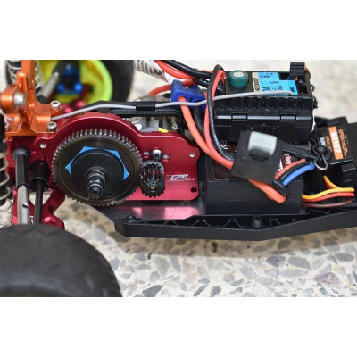 GPM Alu Motor Mount Heatsink LOSI Mini-T 2.0 - Blue