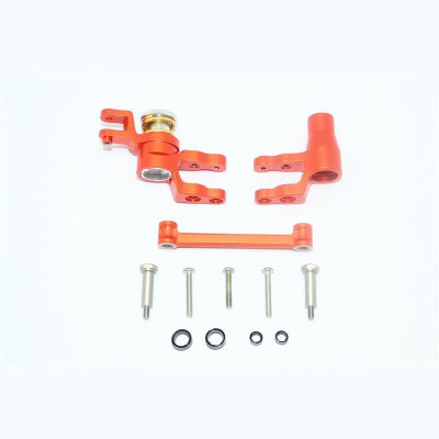 GPM - RC Parts - Aluminum steering assembly - orange - set