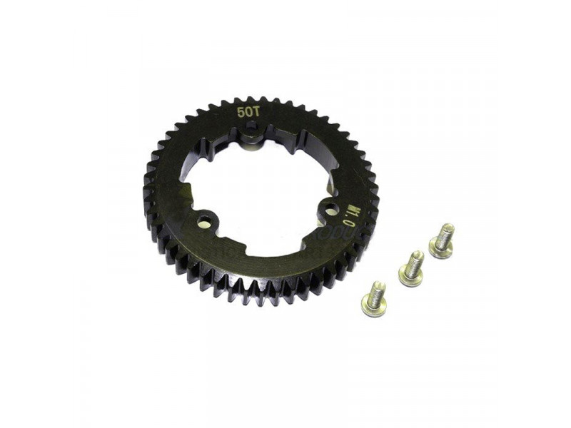 GPM - RC Parts - Steel spur gear 50T - Black - TRX MAXX
