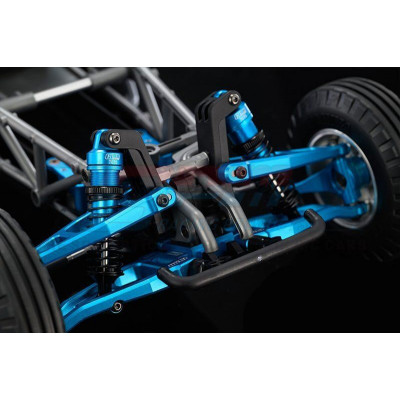 GPM Aluminum Shock Absorbers 70mm 2pcs for Tamiya BBX - Blue