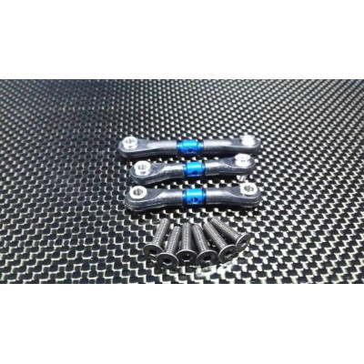 GPM Alloy Stuurstang Set in Blauw voor Tamiya TT02