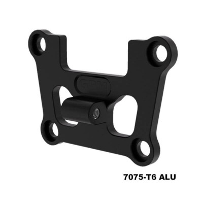 GPM Alu 7075-T6 Front Bulkhead Traxxas Mini MAXX - Black