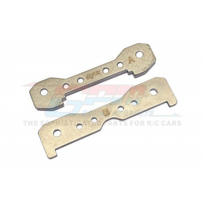 GPM Stainless Steel Front Lower Bulkhead voor Traxxas Sledge