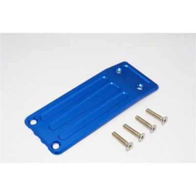 GPM Alu Voorste Skid Plate 1-Delige Set Blauw voor TRX X-MAXX 