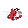 GPM Alu Middendiff Houder voor Traxxas X-MAXX / XRT - Rood