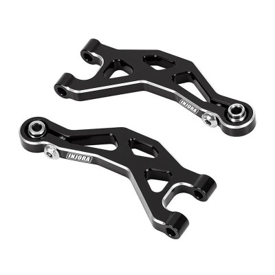 INJORA Alu Front Upper Suspension Arms for 1/16 ARRMA Mojave Grom - Black 