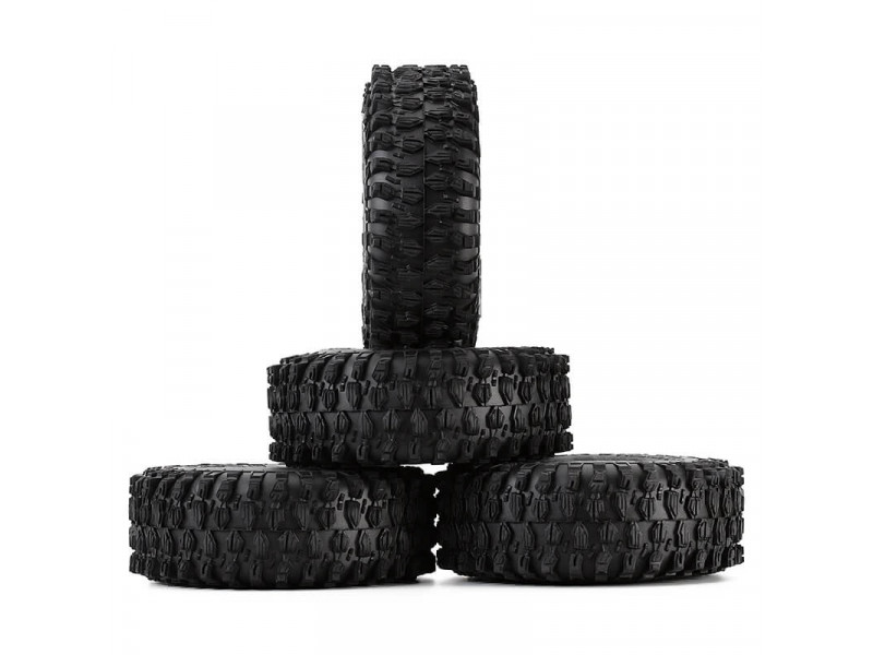 INJORA 4st 1.9" 120x42mm Rubber Banden voor 1/10 RC Rock Crawlers