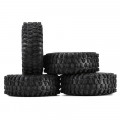 INJORA 4st 1.9" 120x42mm Rubber Banden voor 1/10 RC Rock Crawlers