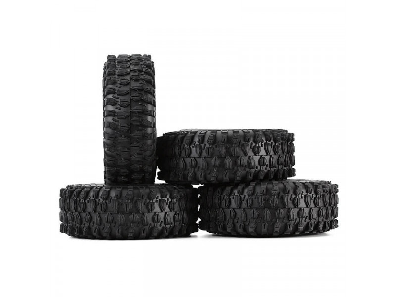 INJORA 4st 1.9" 120x42mm Rubber Banden voor 1/10 RC Rock Crawlers