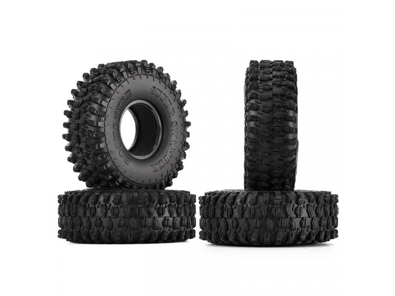 INJORA 4st 1.9" 120x42mm Rubber Banden voor 1/10 RC Rock Crawlers