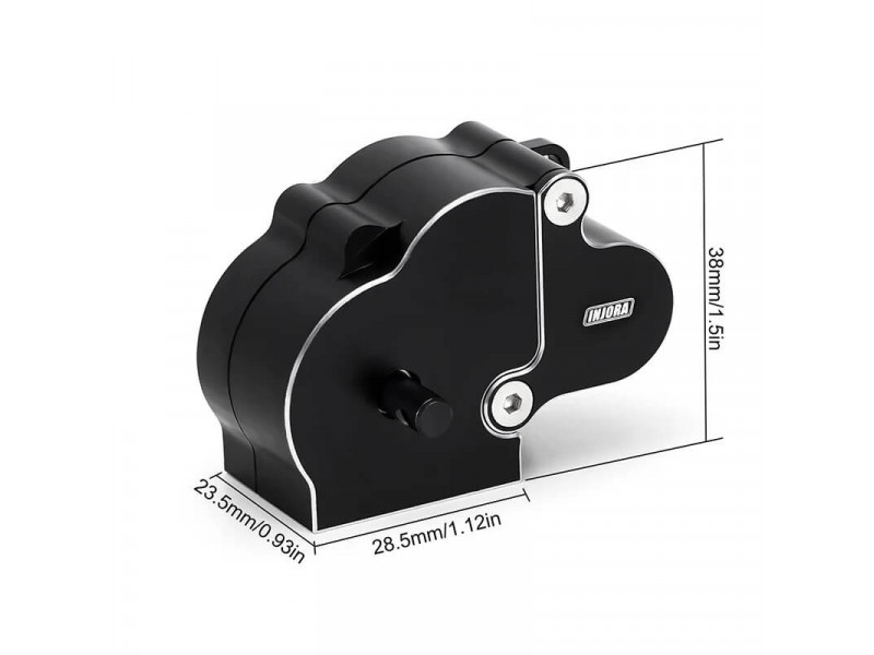 INJORA Alu Transmissiebak voor Axial SCX10 en SCX10 II - SCX10-2-14