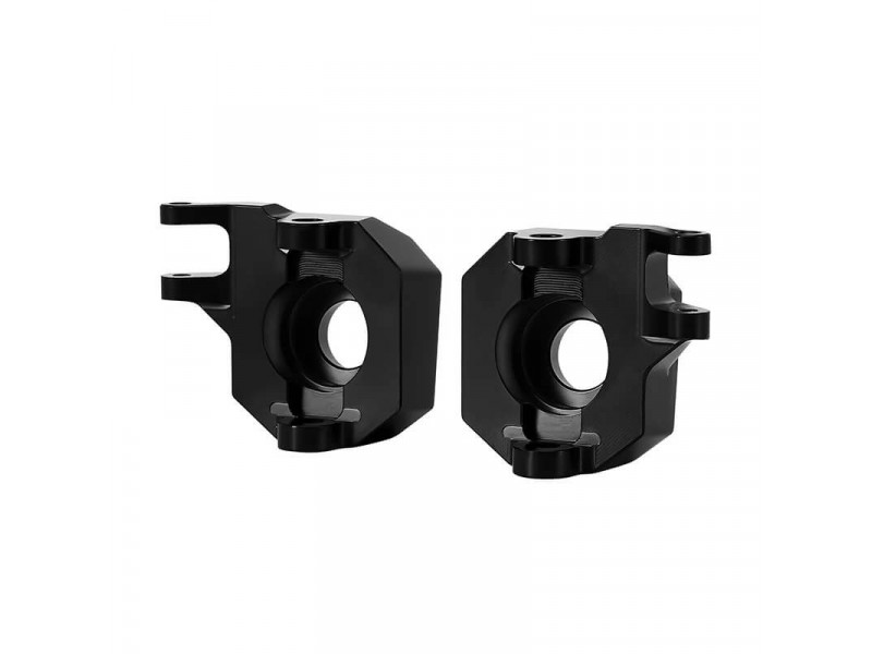 INJORA Zwart Messing Stuur Fusees voor Axial SCX10 III AR45