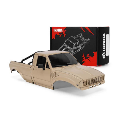 INJORA Pickup Hard Body voor Axial SCX24 Zand - IR60-24YE