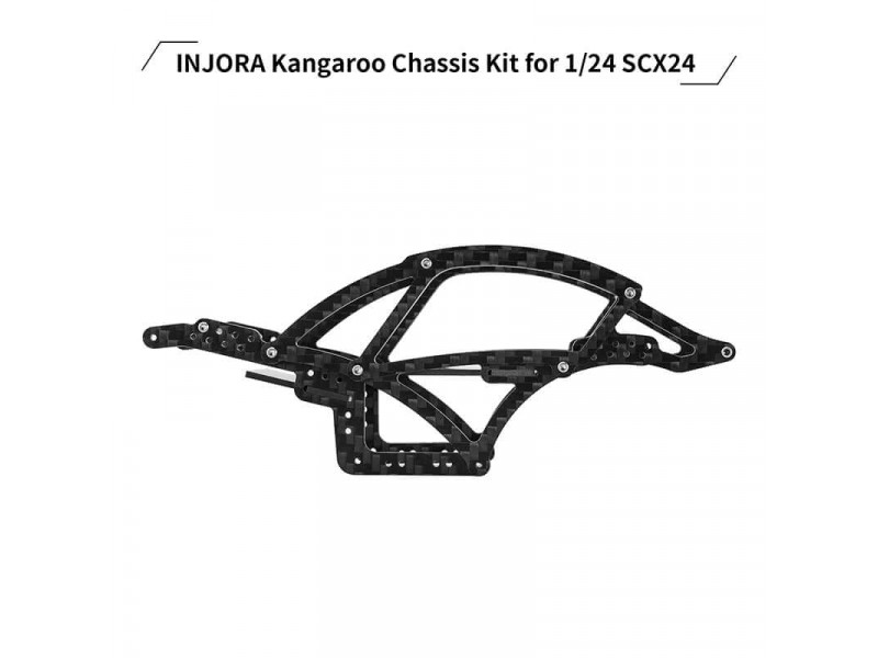 INJORA Kangaroo Carbon Fiber Chassis Frame Kit SCX24