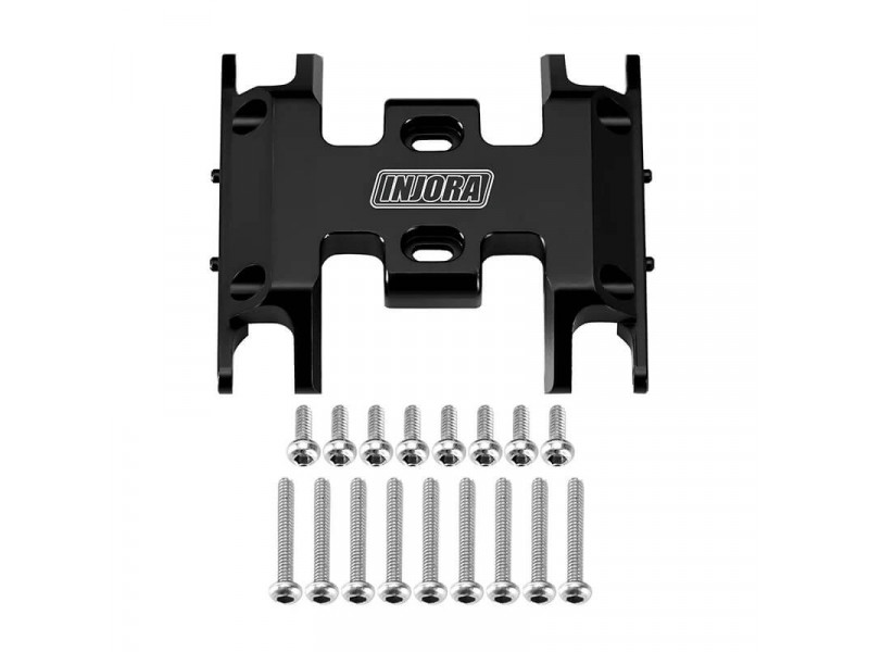 INJORA Aluminium Skid Plate voor Axial SCX24 - SCX24-180BK