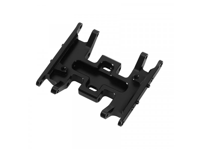 INJORA Aluminium Skid Plate voor Axial SCX24 - SCX24-180BK