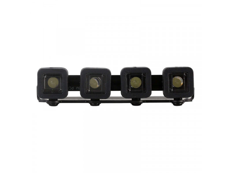 INJORA Dakdrager met vierkante spotlights SCX24 Jeep Wrangler JLU - SCX24-96