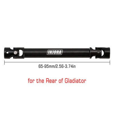 INJORA 1 Steel Drive Shaft Gladiator 65-95mm - SCX24-140-65