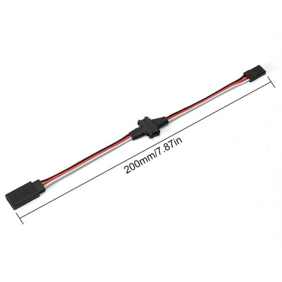 INJORA Magnetic Snap-on Servo Cable – 20cm - WIRE10-20