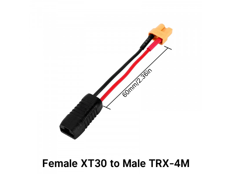 INJORA Verloopkabel TRX-4m naar XT30 - XT30-TRX-4M