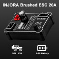 INJORA Brushed Mini ESC 20A voor 1/18 - 1/24 Crawlers - MB100-R80