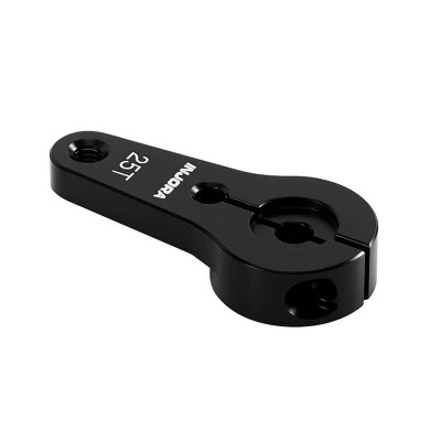 INJORA 25T Alu Servo Horn Black for 1/10 RC Cars - Servo-A09BK