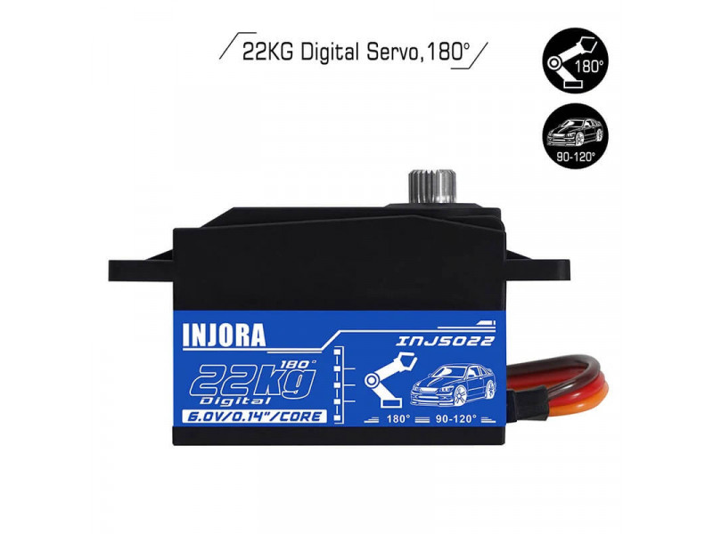 INJORA Low Profile Digitale Servo 1/10 - 22kg/cm - INJS022