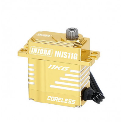 INJORA INJS11GD Waterproof Micro Servo Gold - 11kg/cm