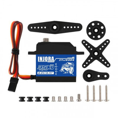 INJORA Waterproof Servo 35kg for 1/10 Crawler - INJS035