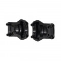 INJORA Zwart Messing Diff Covers voor FMS FCX10 2st - FCX10-07
