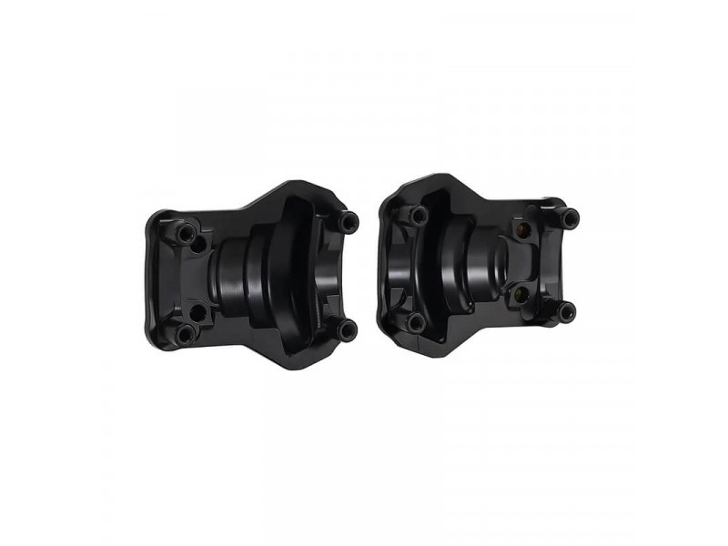 INJORA Zwart Messing Diff Covers voor FMS FCX10 2st - FCX10-07