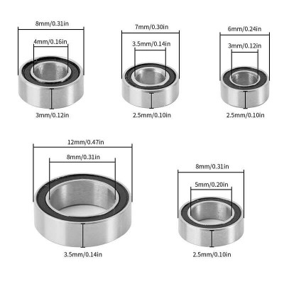 INJORA Sealed Ballbearing Set 22pcs for TRX-4m