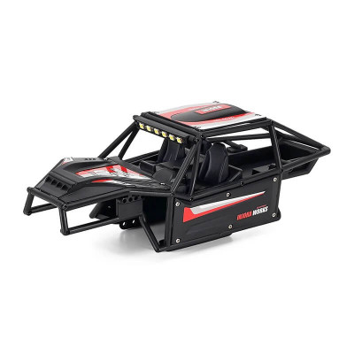 INJORA Rock Buggy Body voor TRX-4m (vlakke servo vereist) - Zwart