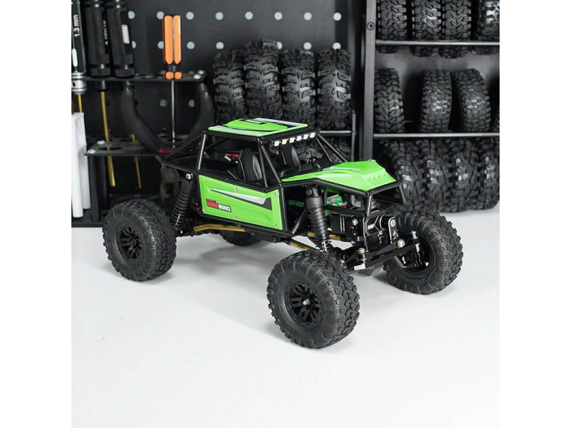 INJORA Rock Buggy Body voor TRX-4m (vlakke servo vereist) - Groen