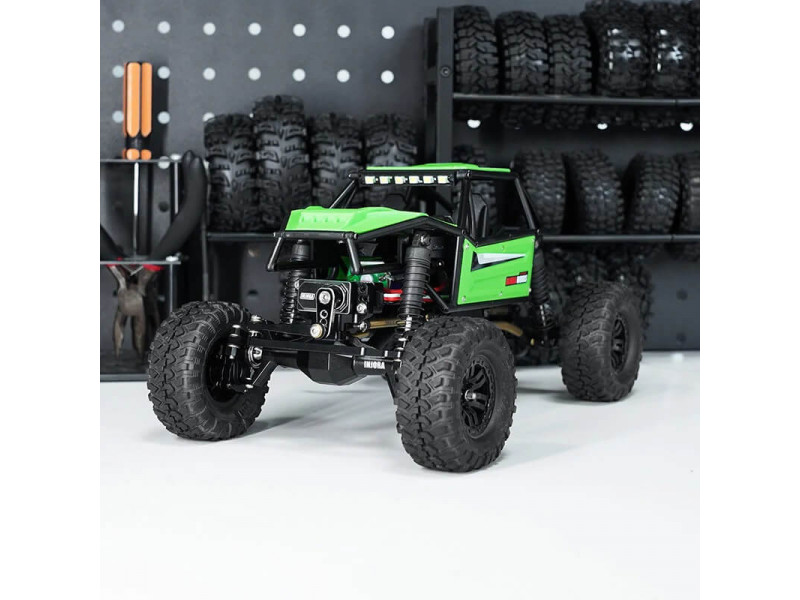 INJORA Rock Buggy Body voor TRX-4m (vlakke servo vereist) - Groen