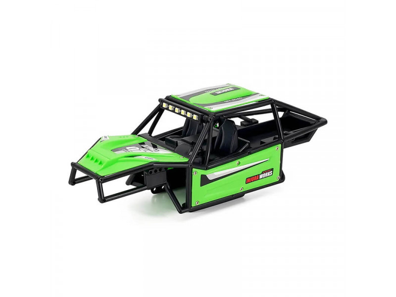 INJORA Rock Buggy Body voor TRX-4m (vlakke servo vereist) - Groen