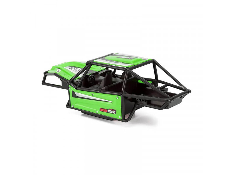 INJORA Rock Buggy Body voor TRX-4m (vlakke servo vereist) - Groen