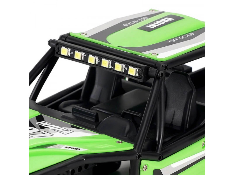 INJORA Rock Buggy Body voor TRX-4m (vlakke servo vereist) - Groen