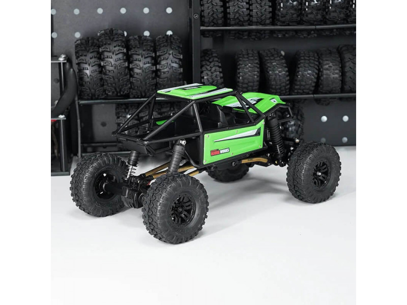 INJORA Rock Buggy Body voor TRX-4m (vlakke servo vereist) - Groen